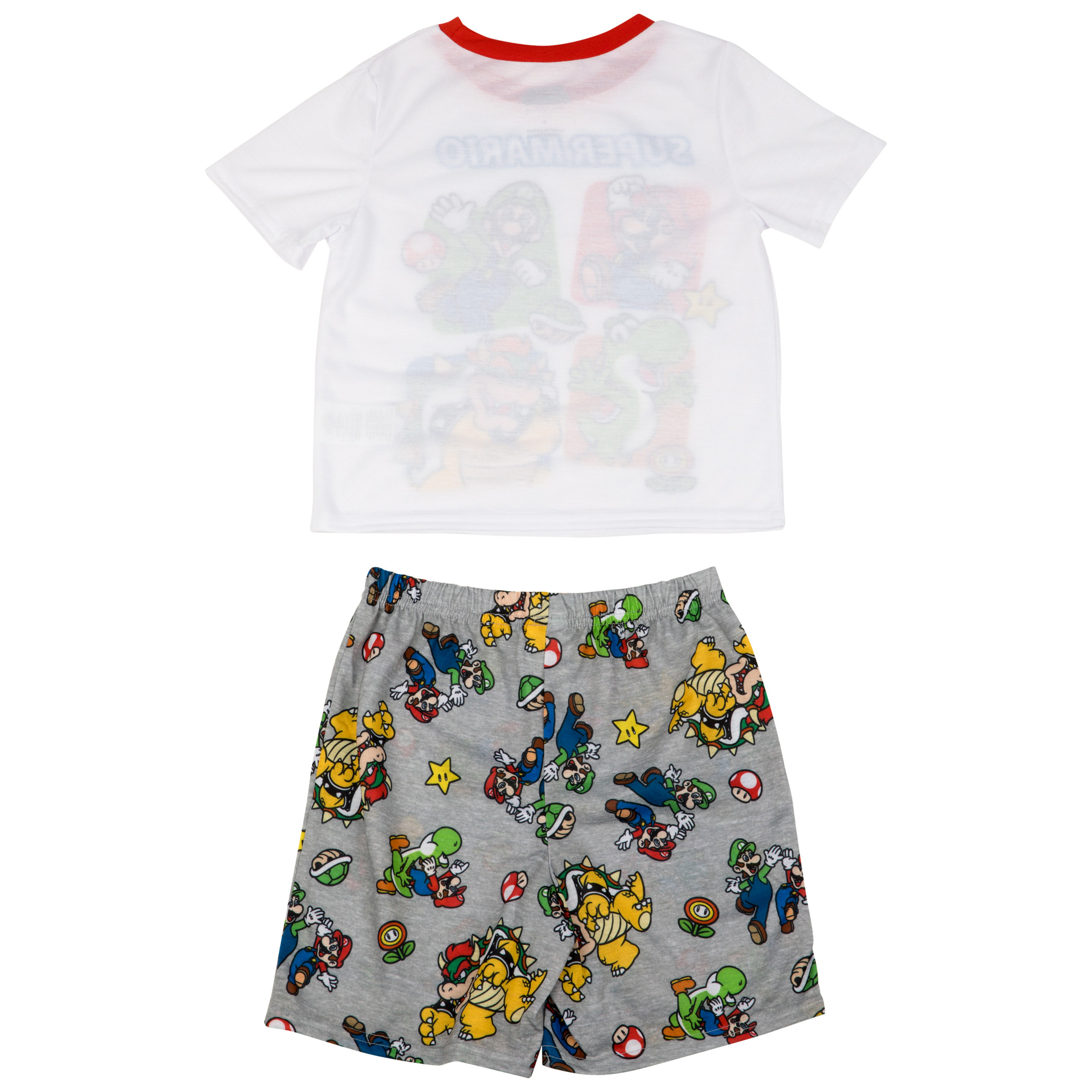 Super Mario Bros. Character Select Boy's 2-Piece Pajama Set